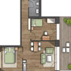 3-Z. Whg ca. 78,9 qm